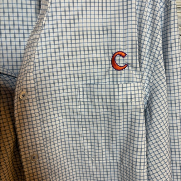 Southern Collegiate Clemson Tigers University Plaid Button Down Football NCAA - Picture 4 of 6